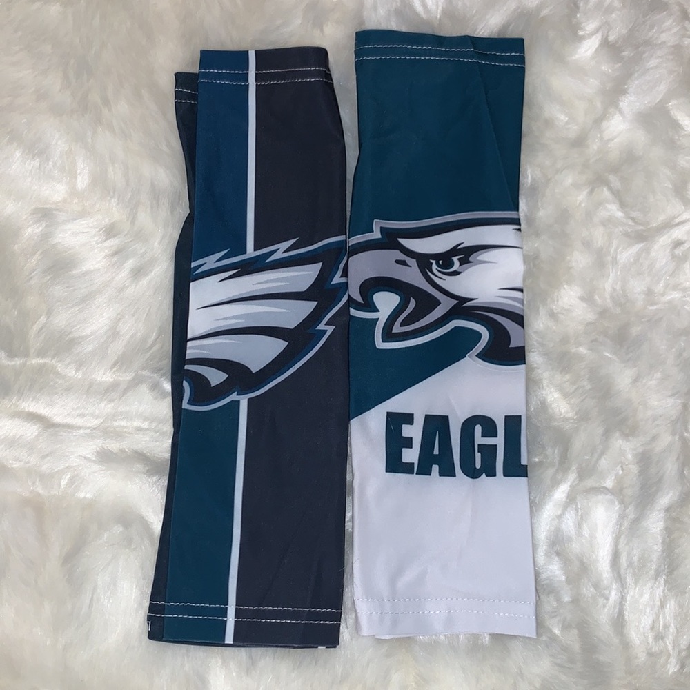 NEW EAGLES PHILADELPHIA Kids 2 Piece Black Green Face Gaiter Masks One Size
